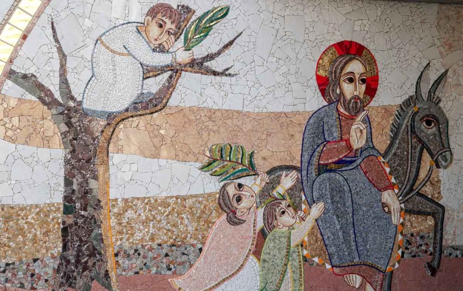 Entrada triunfal de Jesús en Jerusalén