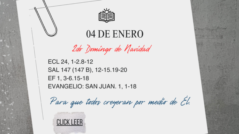 Para que todos creyeran por medio de Él