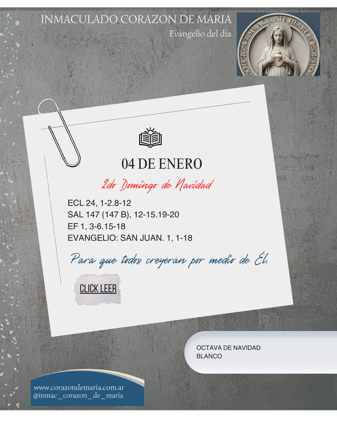 Para que todos creyeran por medio de Él