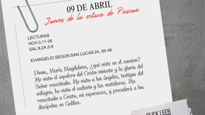 Jueves de la octava de Pascua