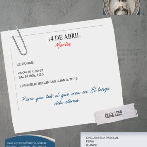 Para que todos los que creen en Él tengan Vida eterna