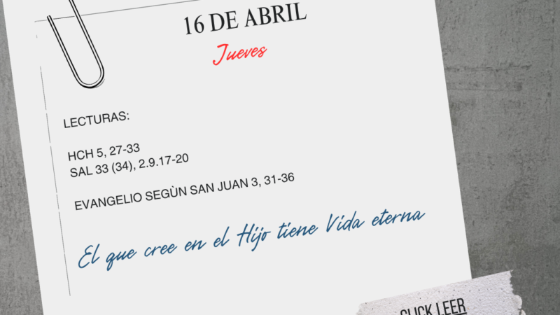 El que cree en el Hijo tiene Vida eterna