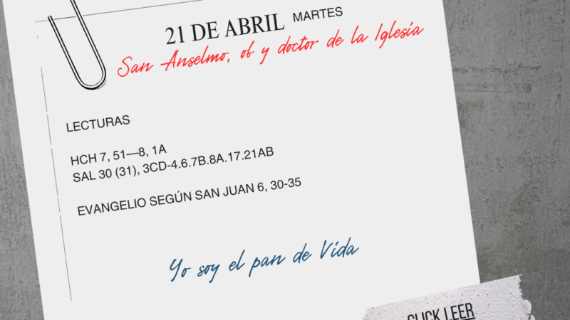 Yo soy el pan de Vida.