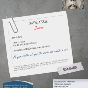 El que reciba al que Yo envíe me recibe a mí