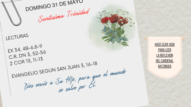 Dios envió a su Hijo para que el mundo se salve por Él
