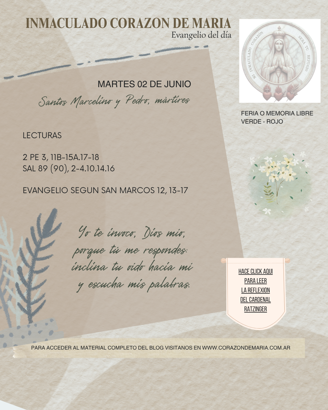 Mírame, Señor, y ten piedad de mí…