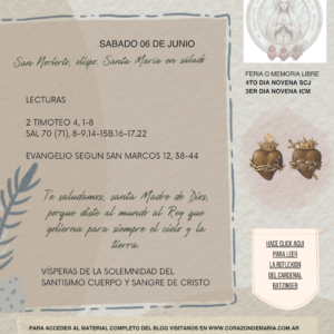 Te saludamos, santa Madre de Dios, porque diste al mundo al Rey que gobierna para siempre el cielo y la tierra.