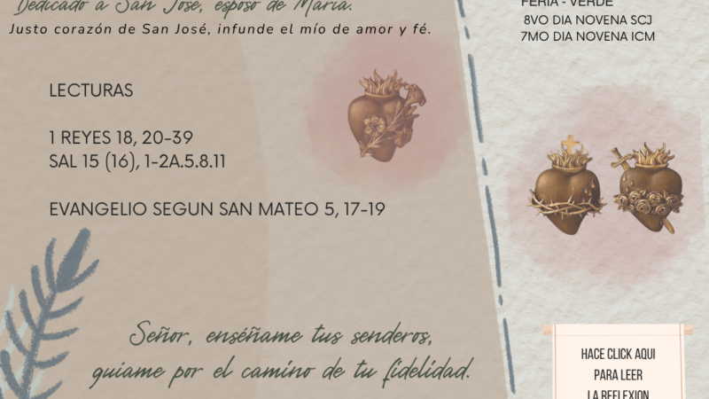 Señor, enséñame tus senderos, guíame por el camino de Tu fidelidad.