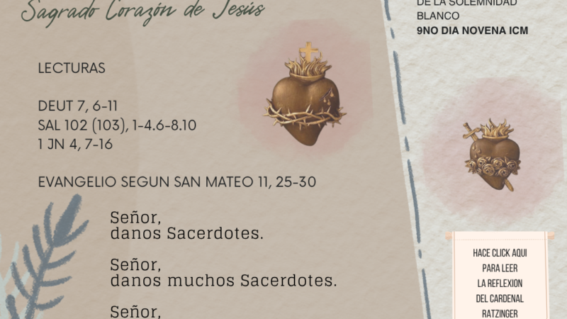 Sagrado Corazón de Jesús, en Vos confío.
