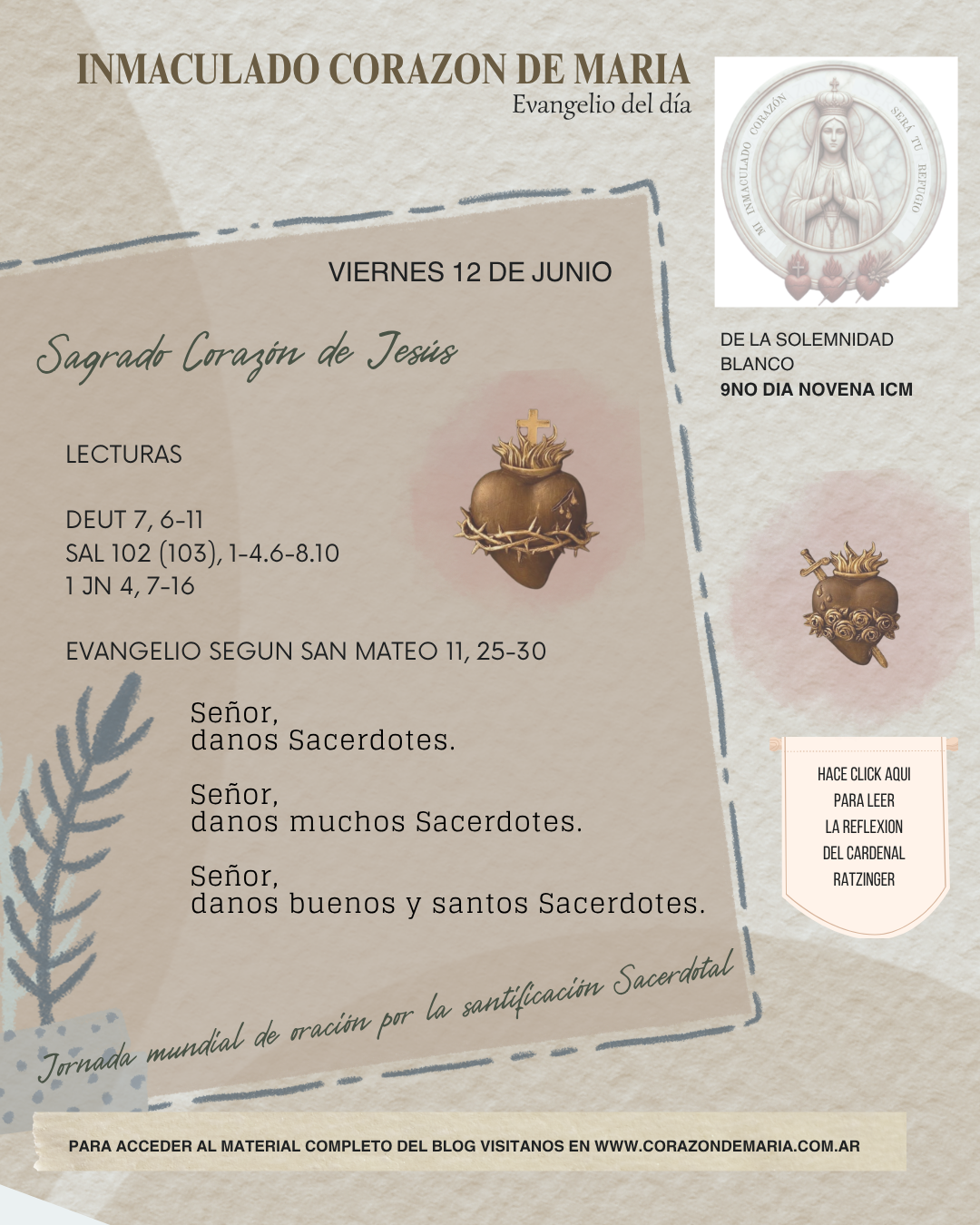Sagrado Corazón de Jesús, en Vos confío.