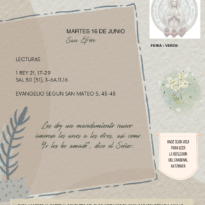 Les doy un mandamiento nuevo: ámense los unos a los otros, así como Yo los he amado”, dice el Señor.