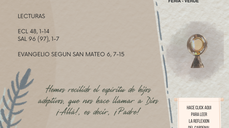 Hemos recibido el espíritu de hijos adoptivos, que nos hace llamar a Dios ¡Abbá!, es decir, ¡Padre!
