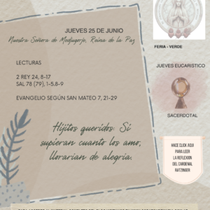 El que me ama será fiel a mi Palabra, y mi Padre lo amará e iremos a él.