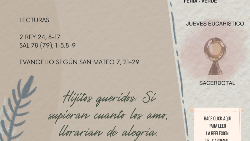 El que me ama será fiel a mi Palabra, y mi Padre lo amará e iremos a él.