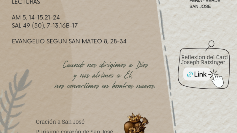 Cuando nos dirigimos a Dios y nos abrimos a Él, nos convertimos en hombres nuevos.