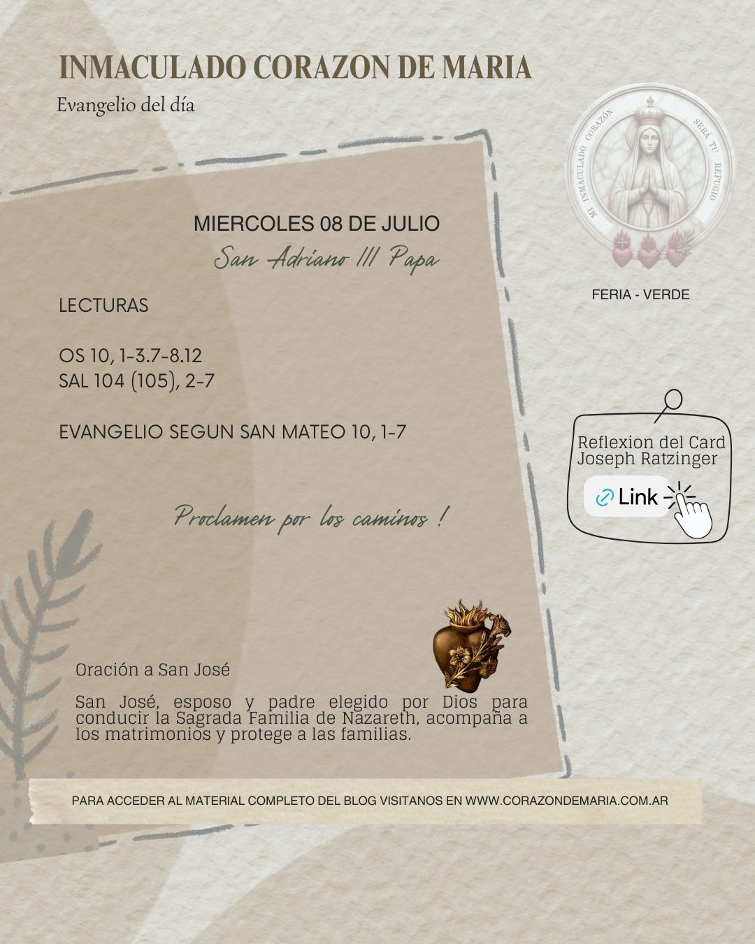 Proclamen por los caminos !